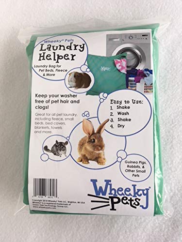 Wheeky Pets Laundry Helper, Laundry Bag for Pet Beds, Fleece, C&C Cage Liners