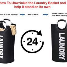 Laundry Basket - 1 Pack 82L Large Fabric Laundry Hamper Bag (6 Variations)
