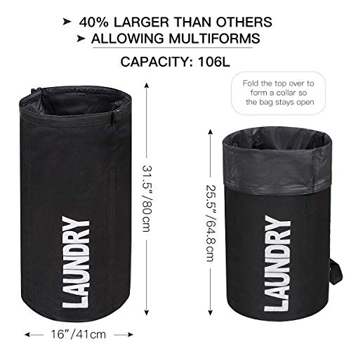 WOWLIVE Extra Large Foldable Laundry Hamper Durable Laundry Basket Collapsible