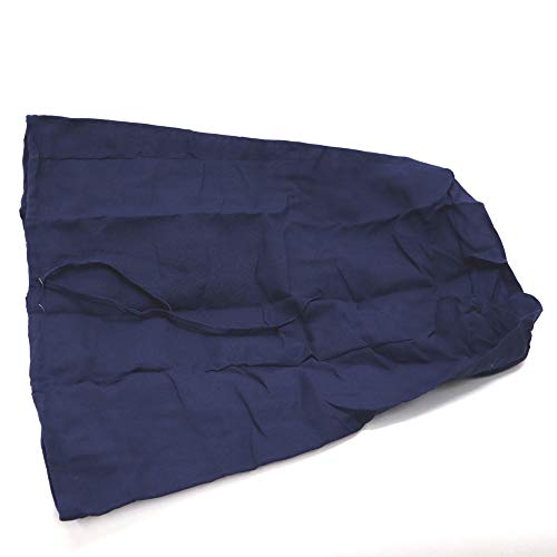 Redmon Rectangular Willow Hamper Cloth Solid Navy Liner