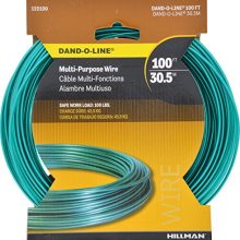 Hillman 100-Feet Green Vinyl Jacketed Multi-Purpose Wire