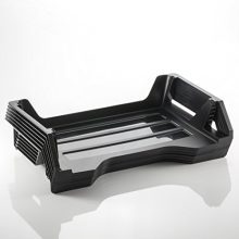 Officemate OIC Achieva Side Load Letter Tray, Recycled, Black