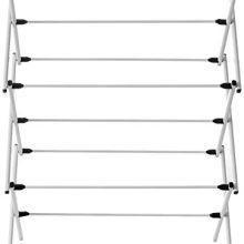 HOMZ Foldable Frame, Rustproof, 23 ft Space Clothes Drying Rack