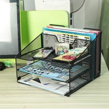 Samstar Mesh Desk File Organizer Letter Tray Holder, Desktop File Folder Holder