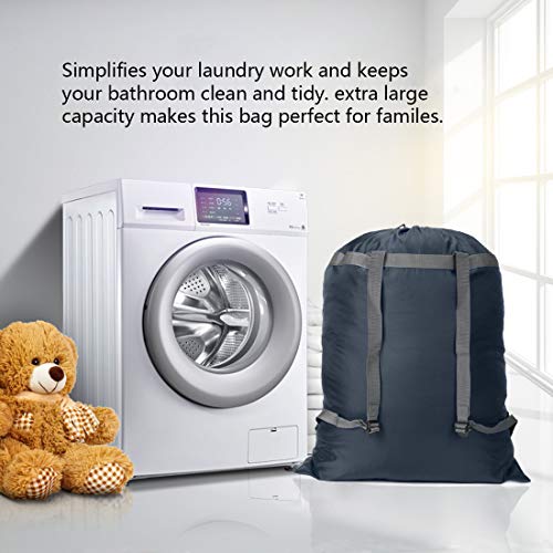 HOLYLUCK Extra Large Laundry Bag [26''x34''] Sturdy rip and Tear Resistant Polyester