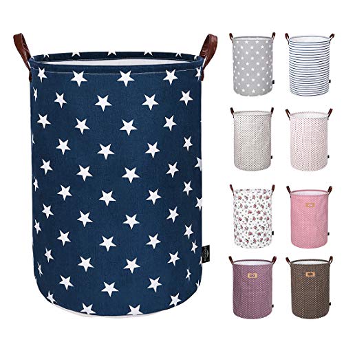 DOKEHOM 19-Inches Thickened Large Laundry Basket -(9 Colors)