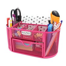 EasyPAG Mesh Desk Organizer Pencil Holder 9 Compartments