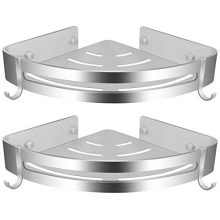 No-Drill Shower Corner Shelf – Strong, Rustproof & Easy to Install