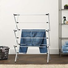 HOMZ Foldable Frame, Rustproof, 23 ft Space Clothes Drying Rack