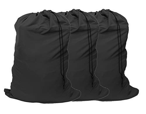 YETHAN Extra Large Laundry Bag 3 Pack, Black, Travel Laundry Bags