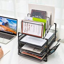 AmazonBasics All-In-One Wire Mesh Desk Organizer