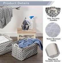 DII Cotton/Polyester Cube Laundry Basket, Perfect In Your Bedroom