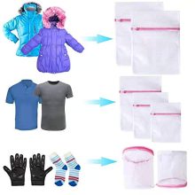 HOZZ 5PCS - Zipper Mesh Laundry Bag, Laundry Underwear Bag