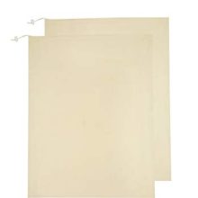 Urban Villa - 2 Pack Extra Large Canvas Heavy Duty Laundry Bags Natural Cotton