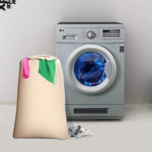 Ramanta Home Heavy Duety Laundry Bag,Canvas Laundry Bags,Cotton Laundry Bag