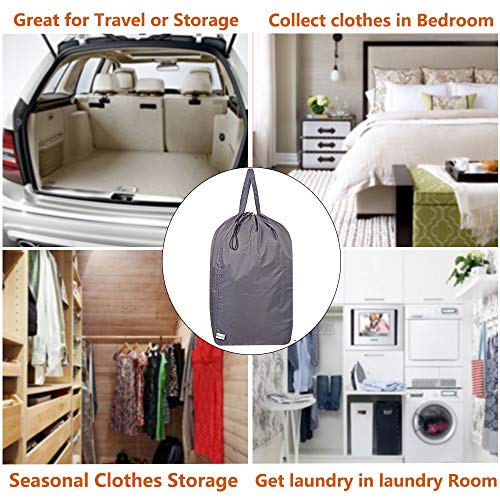 UniLiGis Tear Proof Nylon Laundry Bag with Handles,Travel Laundry Bag