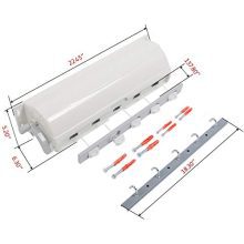 Drynatural Retractable Clothesline Wall Mounted Clothes Dryer Line