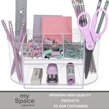 Acrylic Desk Organizer for Office Supplies and Desk Accessories Pen Holder Clear