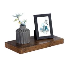 VASAGLE Wall Shelf, Vintage Floating Shelf 15.7 inch, Hanging Shelves Wall Mounted