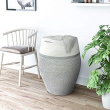 Goodpick Laundry Hamper | Dirty Clothes Hamper | Wicker Cotton Rope Tall Laundry