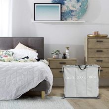 Olilio Collapsible 3 Section Laundry Hamper with Handle - Durable X-Frame