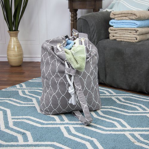 Filo Extra Heavy Duty Laundry Drawstring Duffle Bag, Storage Sisal Rope Bins
