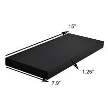 WELLAND Set of 2 Floating Shelves Wall Mounted Shelf, for Home Decor