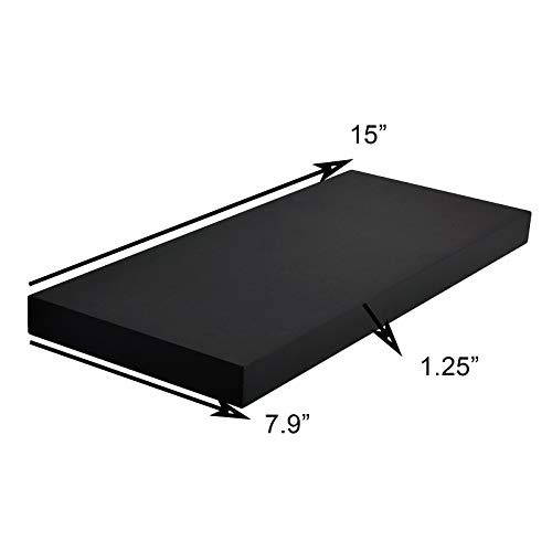 WELLAND Set of 2 Floating Shelves Wall Mounted Shelf, for Home Decor