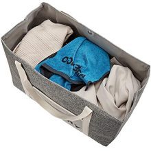 HOMEST Laundry Tote Bag, Large Heavy Duty Dirty Clothes Hamper