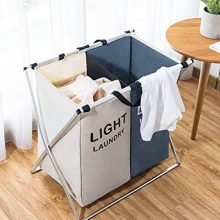 FENGLE 125L Laundry Basket Clothes Hamper Organizer Sorter Storage Foldable