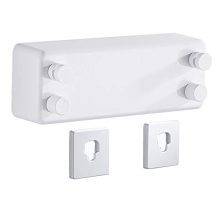 homeme Retractable Clothesline Indoor Wall-Mounted Adjustable Double Laundry