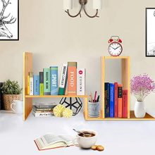 Adjustable Desktop Bookshelf Desk Organizer Display Shelf Rack Counter