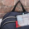 Kikkerland Travel-Size Laundry Bag, World Map