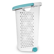 Home Logic 2.0-Bu. Rolling Laundry Hamper Container Bin Storage