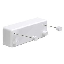BESy Retractable Clothesline with Adjustable Stainless Steel Double Rope String