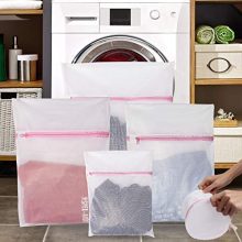 HOZZ 5PCS - Zipper Mesh Laundry Bag, Laundry Underwear Bag