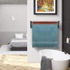 Sorbus Clothes Drying Rack, Wall Mounted Space-Saver, 8 Bar Racks