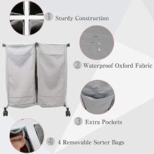 Streamline Laundry Day with a Heavy Duty Laundry Sorter Cart – JEFEE