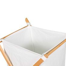 Home X Bamboo Hamper: Eco-Friendly Laundry Organization for Stylish Homes - Lightweight Design for Effortless Transport