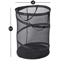 Smart Design Pop-Up Laundry Hamper w/ Easy Carry Handles