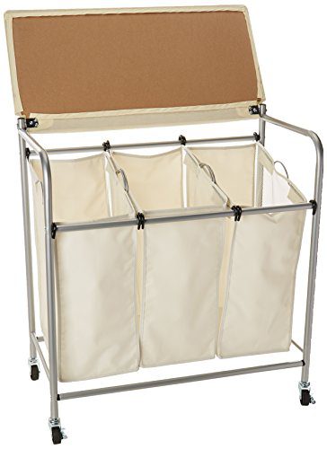 Honey-Can-Do Rolling Laundry Sorter with Ironing Board