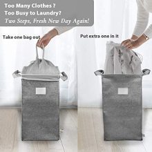 MCleanPin Large Laundry Hamper Collapsible with 2 Removeable Laundry Bags