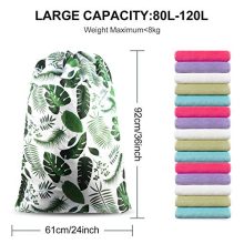Nidoul 2-Pack Extra Large Laundry Bags – Rip-Resistant, Foldable & Waterproof for Travel, Dorm, and Home