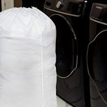 Nylon Laundry Bag - Locking Drawstring Closure and Machine Washable