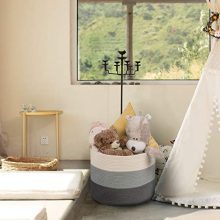 Extra Large Cotton Rope Woven Basket - The Ultimate Home Organization Solution