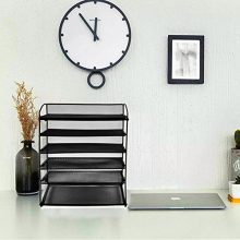 Easepres 6-Tier Mesh Desktop File Organizer Document Letter Tray Holder