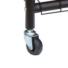 Oceanstar 3-Bag Rolling Adjustable Hanging Bar Laundry Sorter