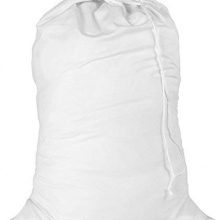 Honey-Can-Do Cotton Laundry Bag, White