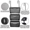 Eden Bazaar 3 Pocket Office Mesh Wall Mount File Hanging Organizer