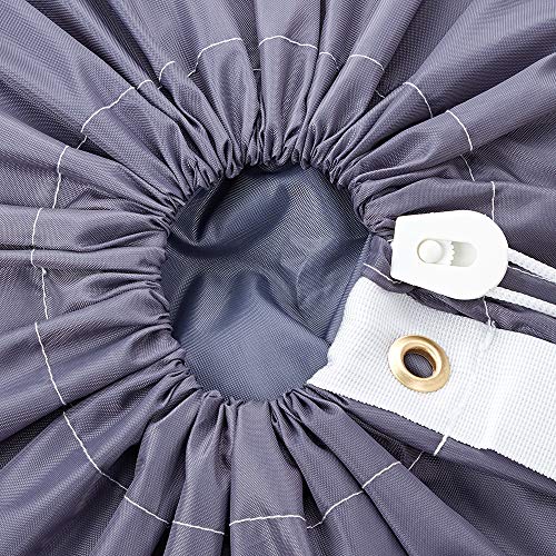 HOMEST 2 Pack XL Nylon Laundry Bag with Strap, Machine Washable Large